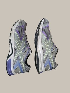 Reebok Quickchase 12.9 Women’s Running Shoes Size 8 Gray/Purple SNEAKERS